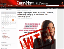 Tablet Screenshot of chrismaverick.com